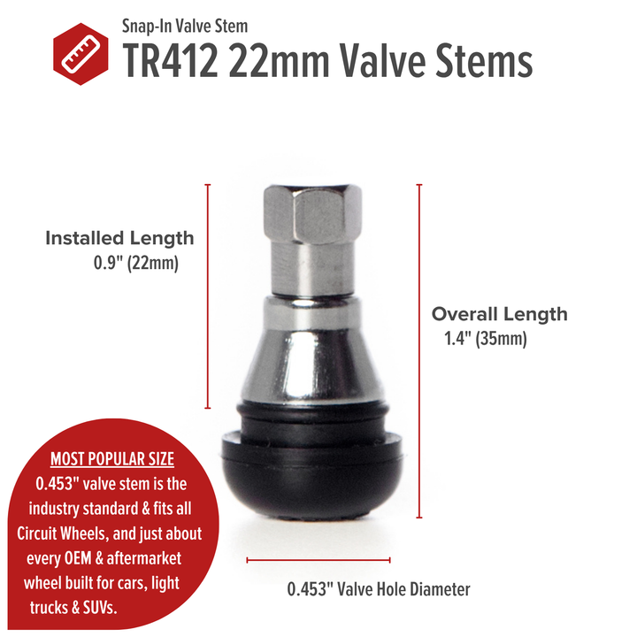 Valve Stems (Set of 4)