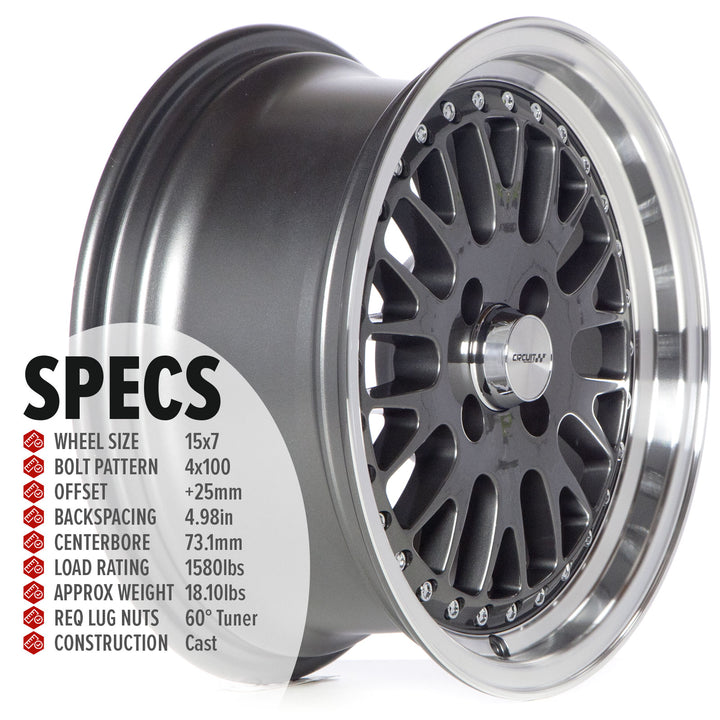 Circuit CP21 Gloss Gunmetal