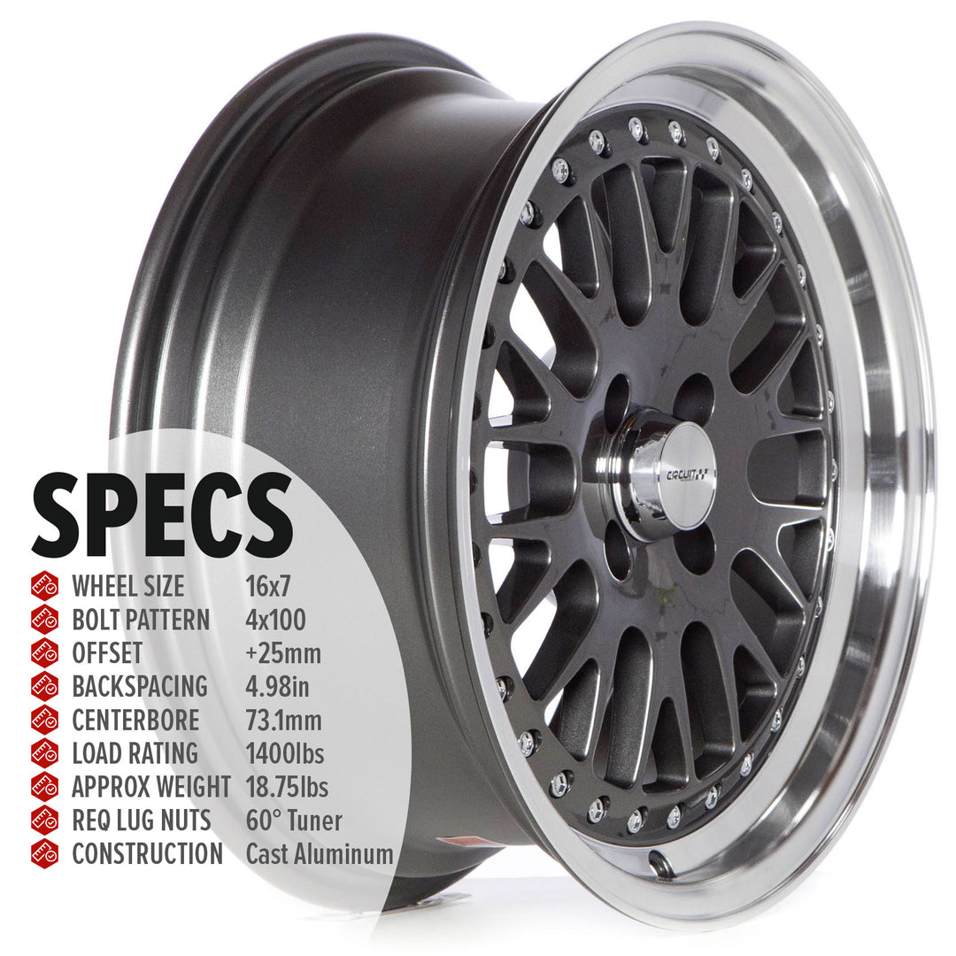 Circuit CP21 Gloss Gunmetal