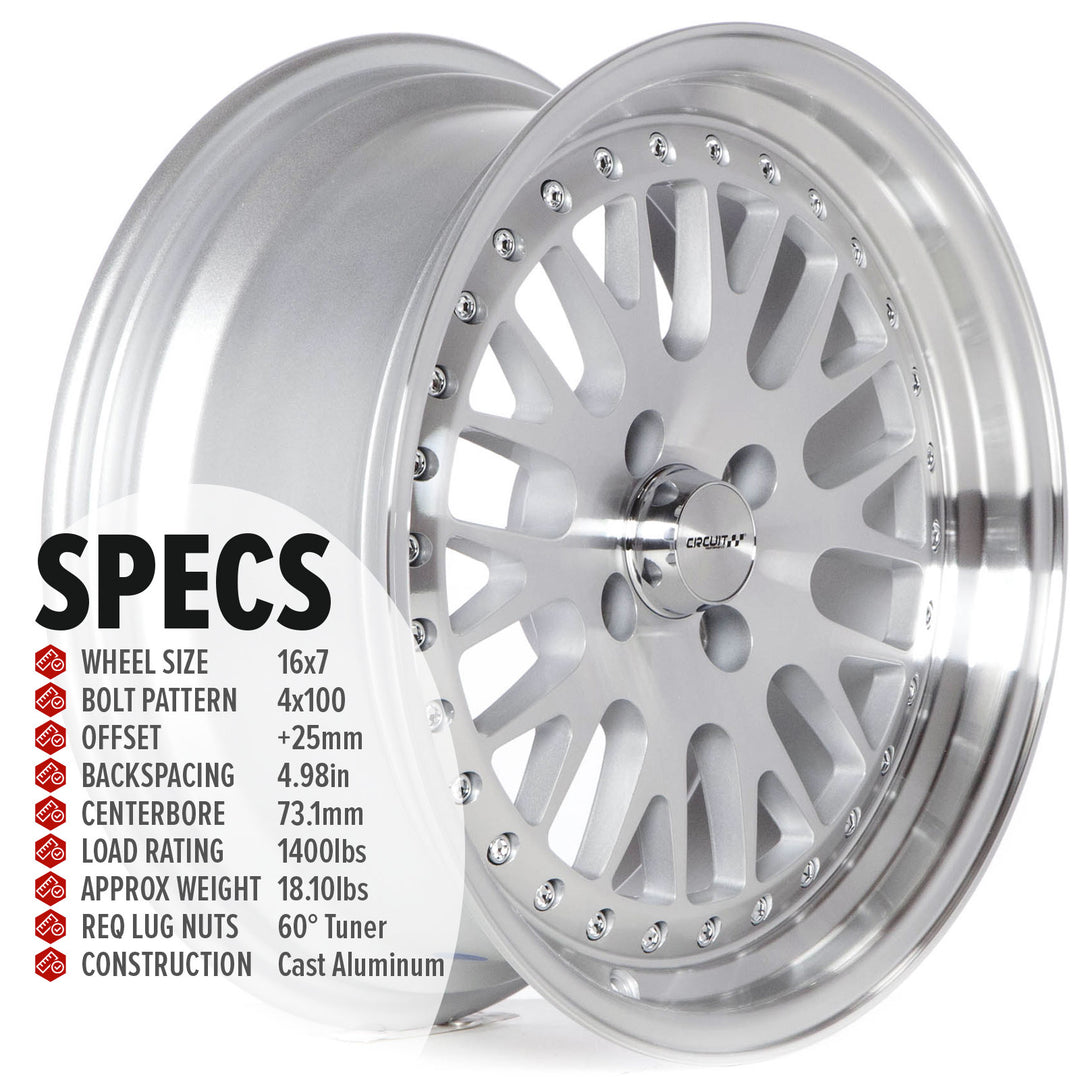 Circuit CP21 Silver/Machined