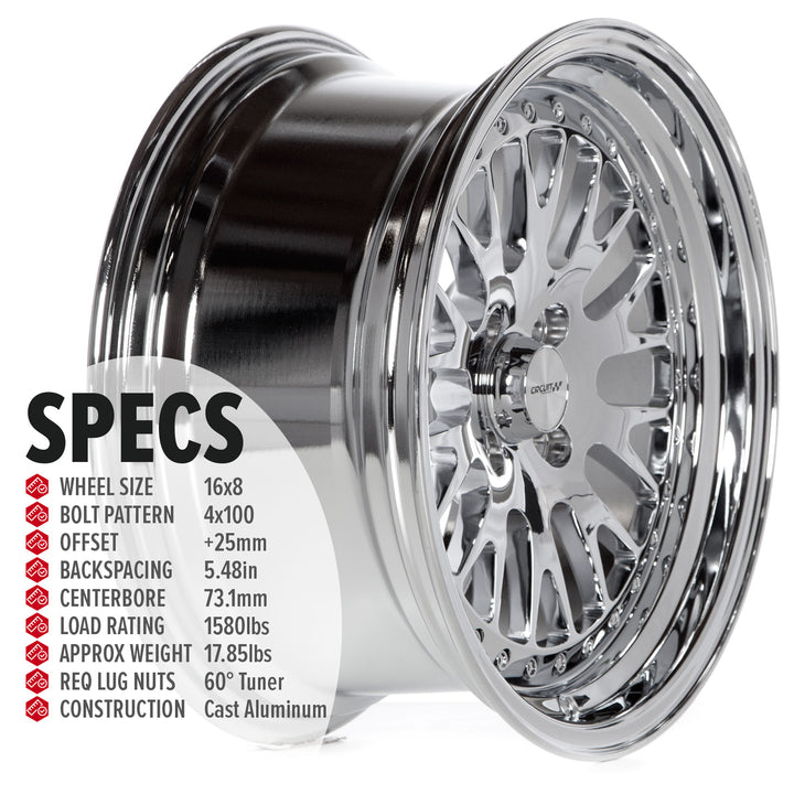 Circuit CP21 Triple Chrome Plated