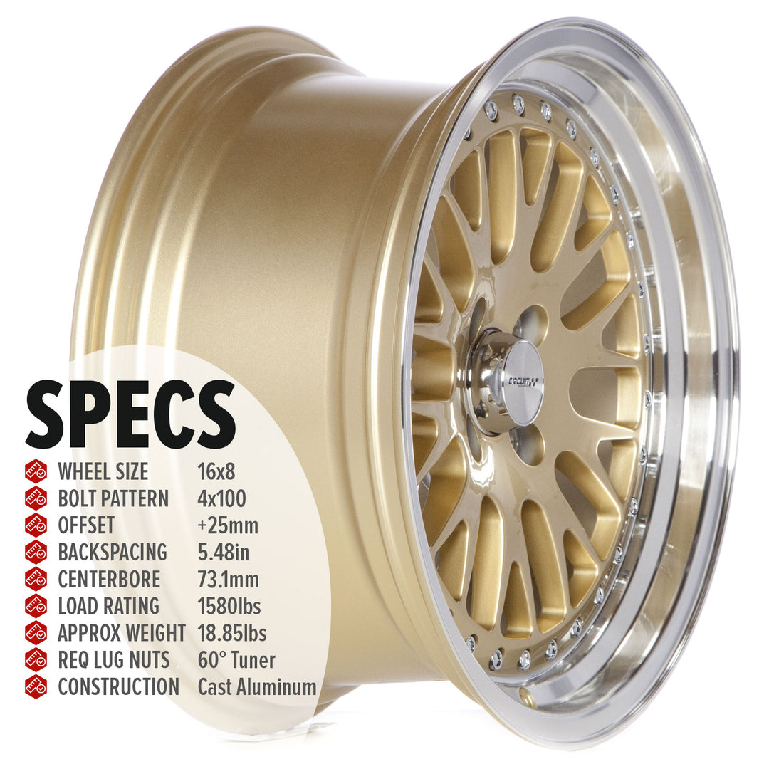 Circuit CP21 Gloss Gold