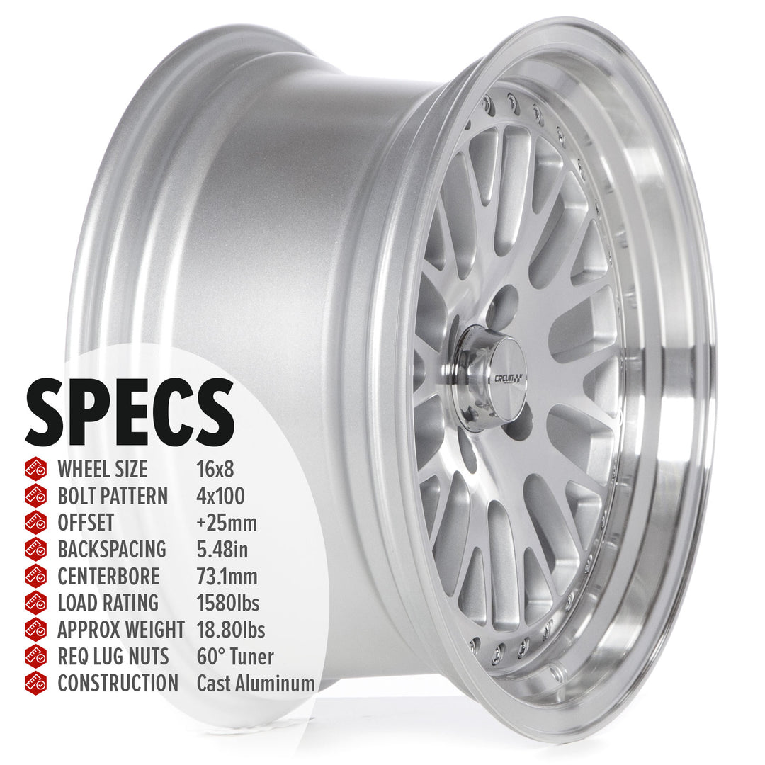 Circuit CP21 Silver/Machined