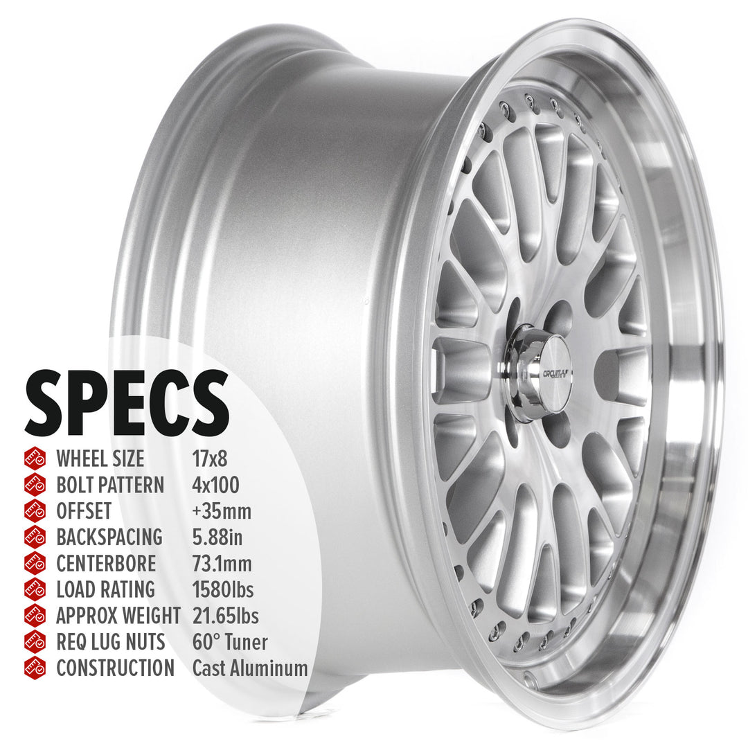 Circuit CP21 Silver/Machined