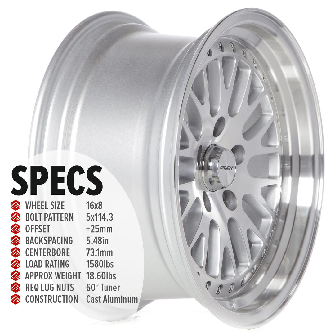 Circuit CP21 Silver/Machined