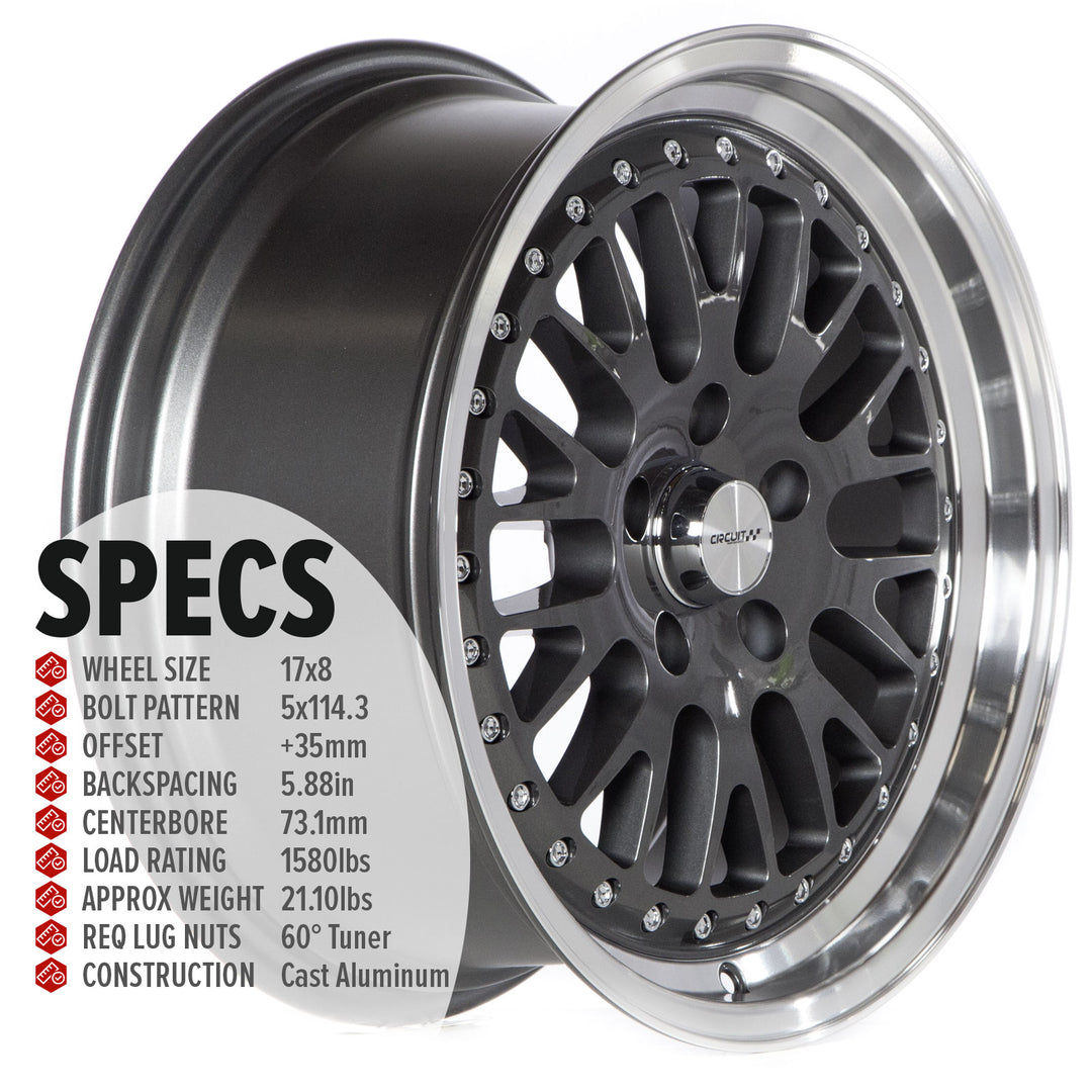 Circuit CP21 Gloss Gunmetal