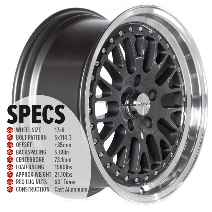 Circuit CP21 Gloss Gunmetal