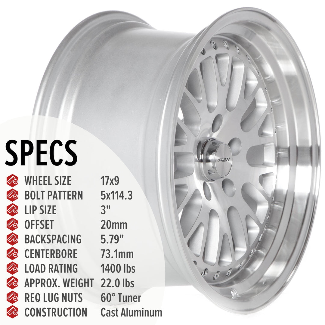 Circuit CP21 Silver/Machined