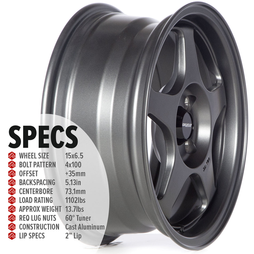 Circuit CP22 Matte Gunmetal