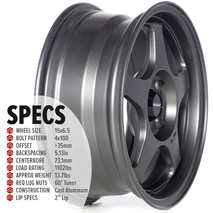 Circuit CP22 Matte Gunmetal