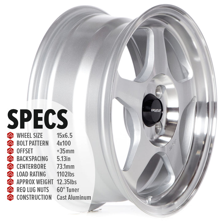 Circuit CP22 Silver/Machined