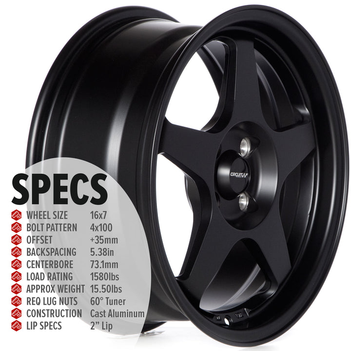 Circuit CP22 Matte Black