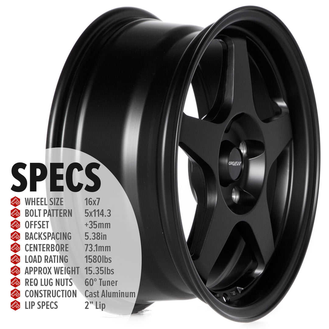 Circuit CP22 Matte Black