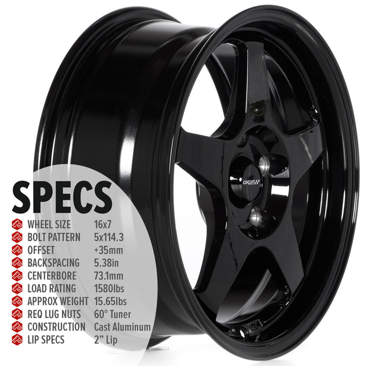 Circuit CP22 Gloss Black