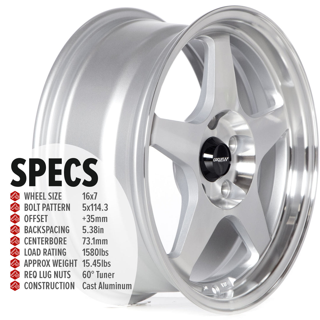 Circuit CP22 Silver/Machined