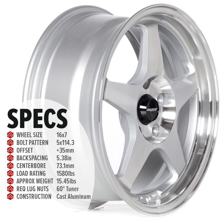 Circuit CP22 Silver/Machined