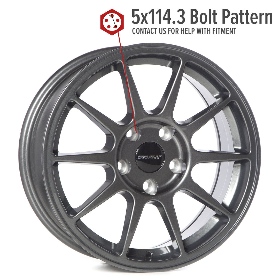 Circuit CP23 Gloss Gunmetal