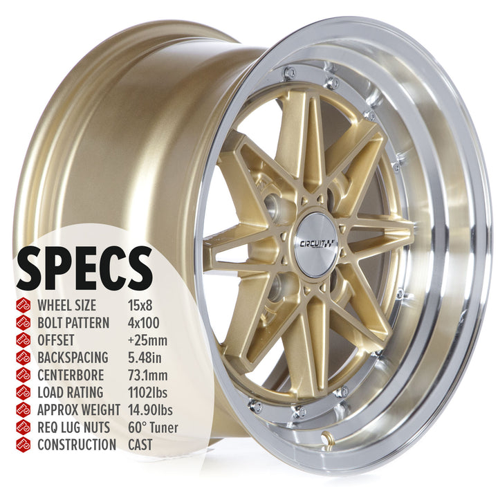 Circuit CP24 Gloss Gold