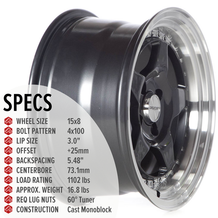 Circuit CP26 Gloss Gunmetal