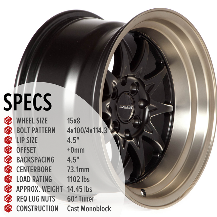 Circuit CP29 Matte Black/Bronze