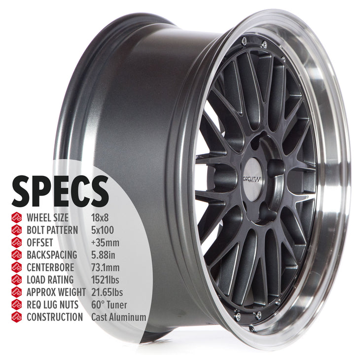 Circuit CP30 Gloss Gunmetal