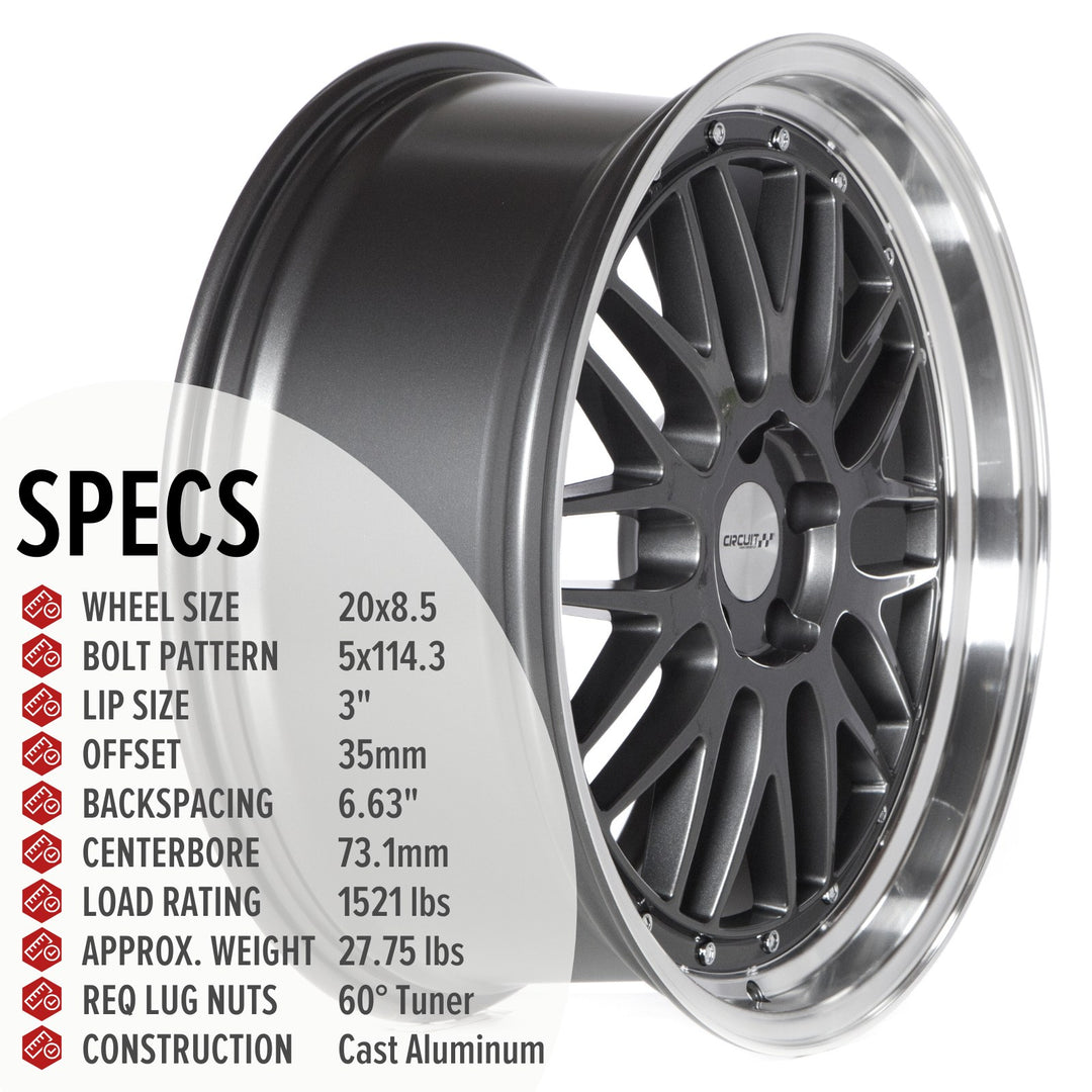 Circuit CP30 Gloss Gunmetal