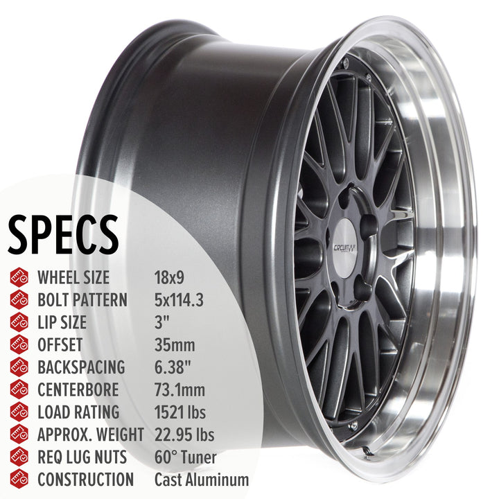 Circuit CP30 Gloss Gunmetal
