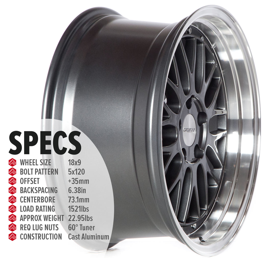 Circuit CP30 Gloss Gunmetal