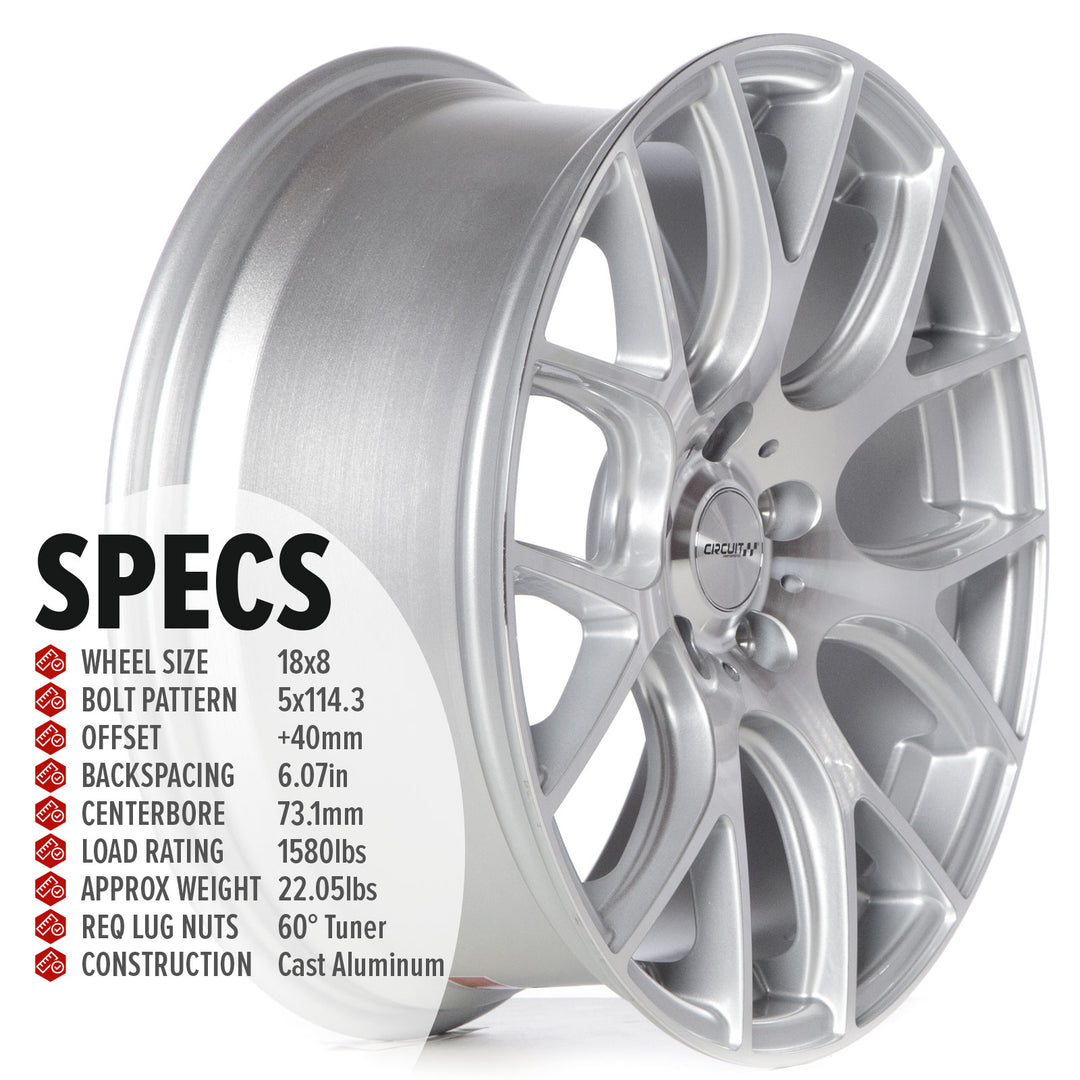 Circuit CP31 Silver/Machined