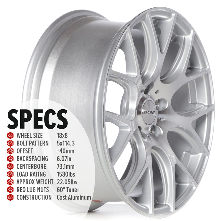 Circuit CP31 Silver/Machined
