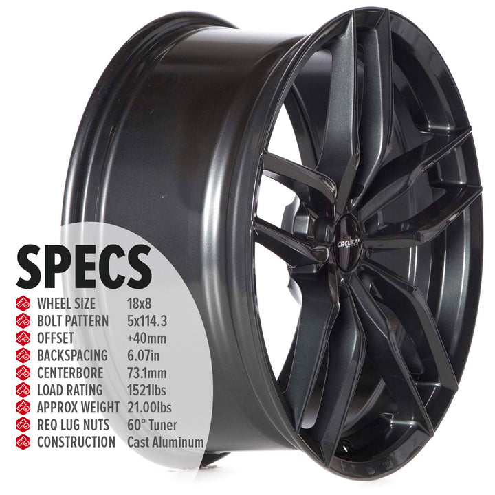 Circuit CP34 Gloss Gunmetal