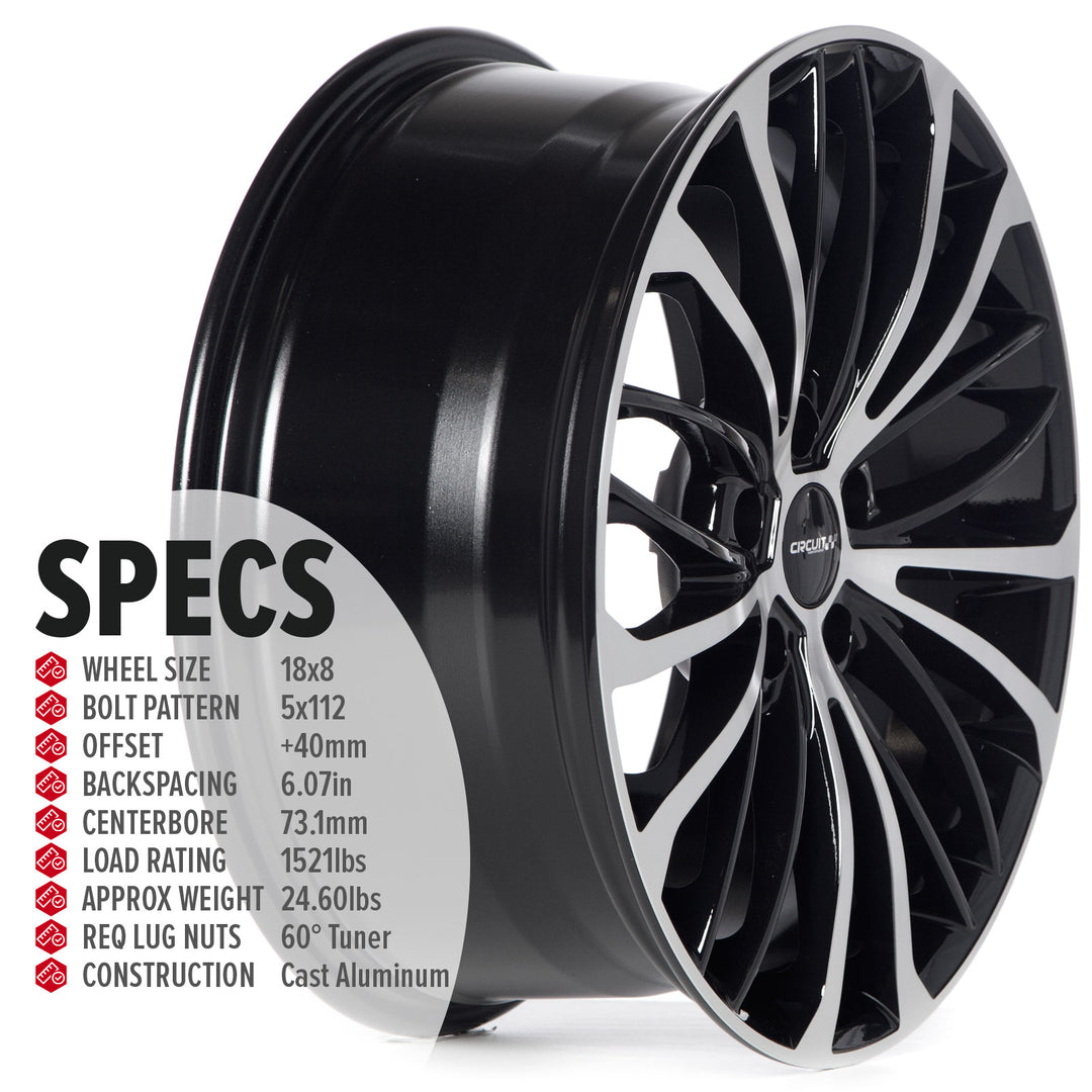 Circuit CP36 Gloss Black/Machined