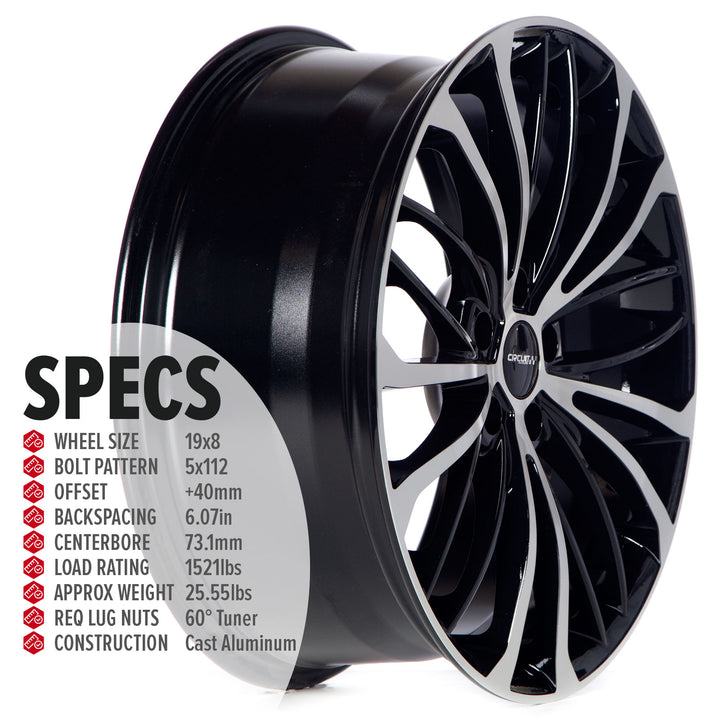 Circuit CP36 Gloss Black/Machined