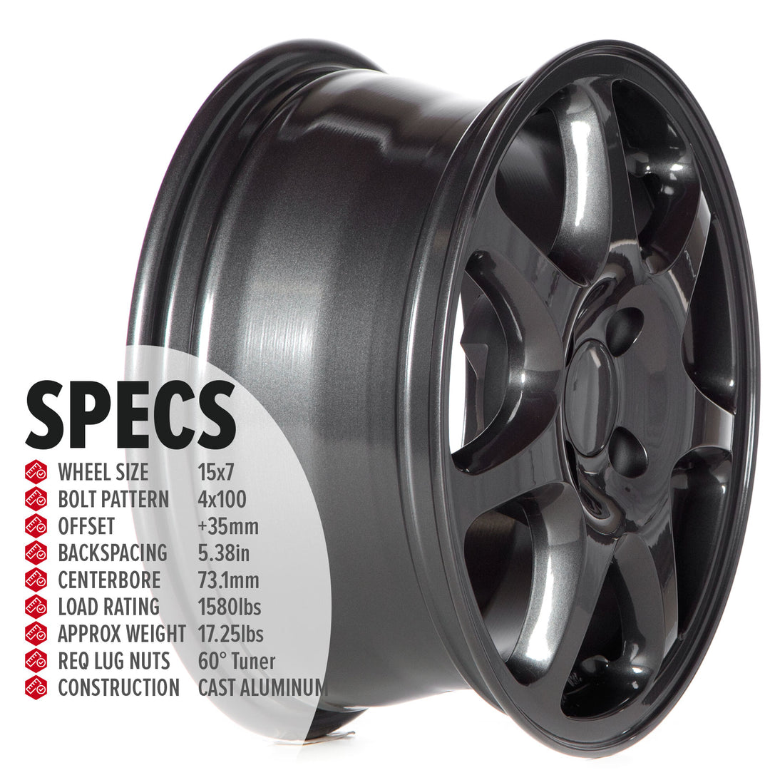 Circuit CP42 Gloss Gunmetal