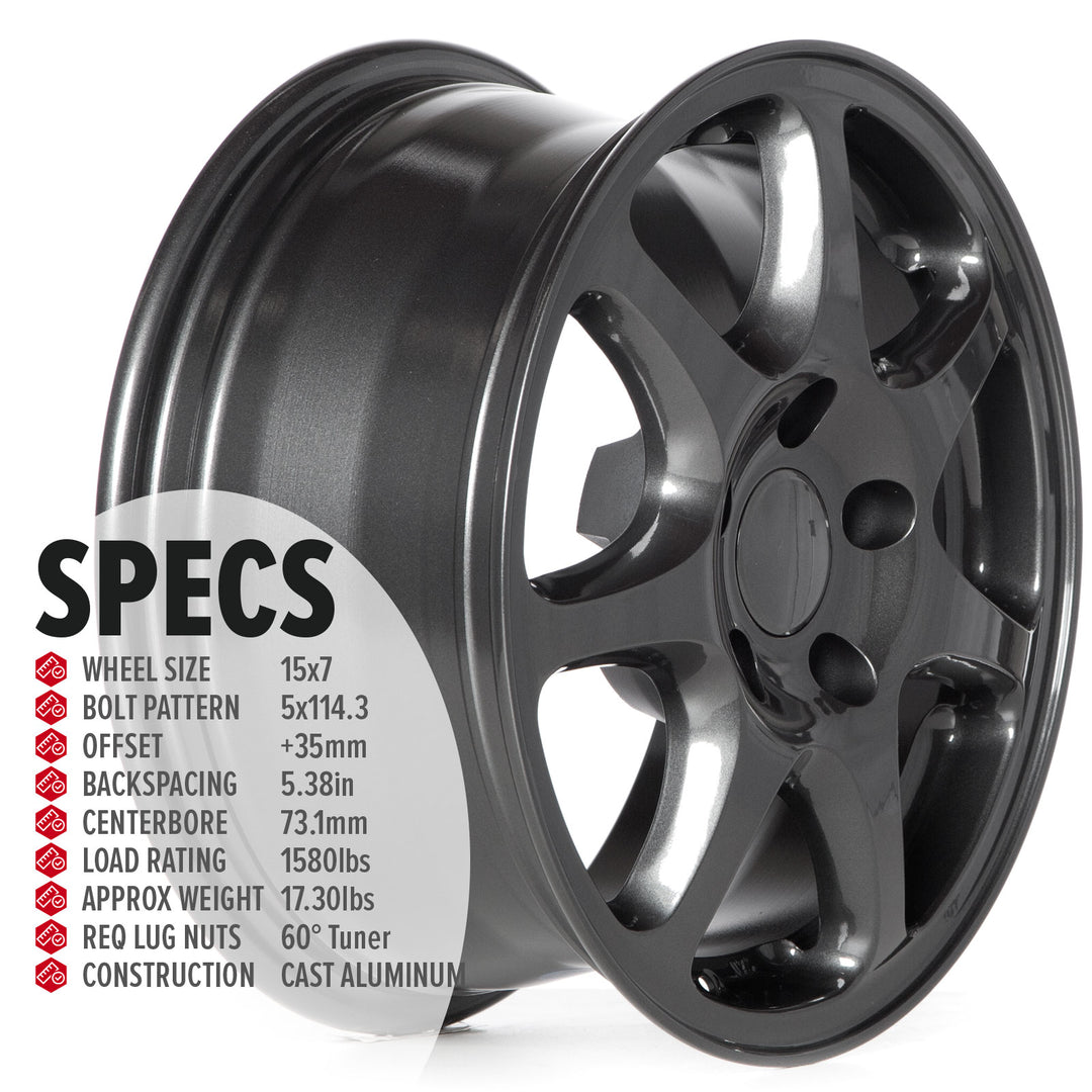 Circuit CP42 Gloss Gunmetal