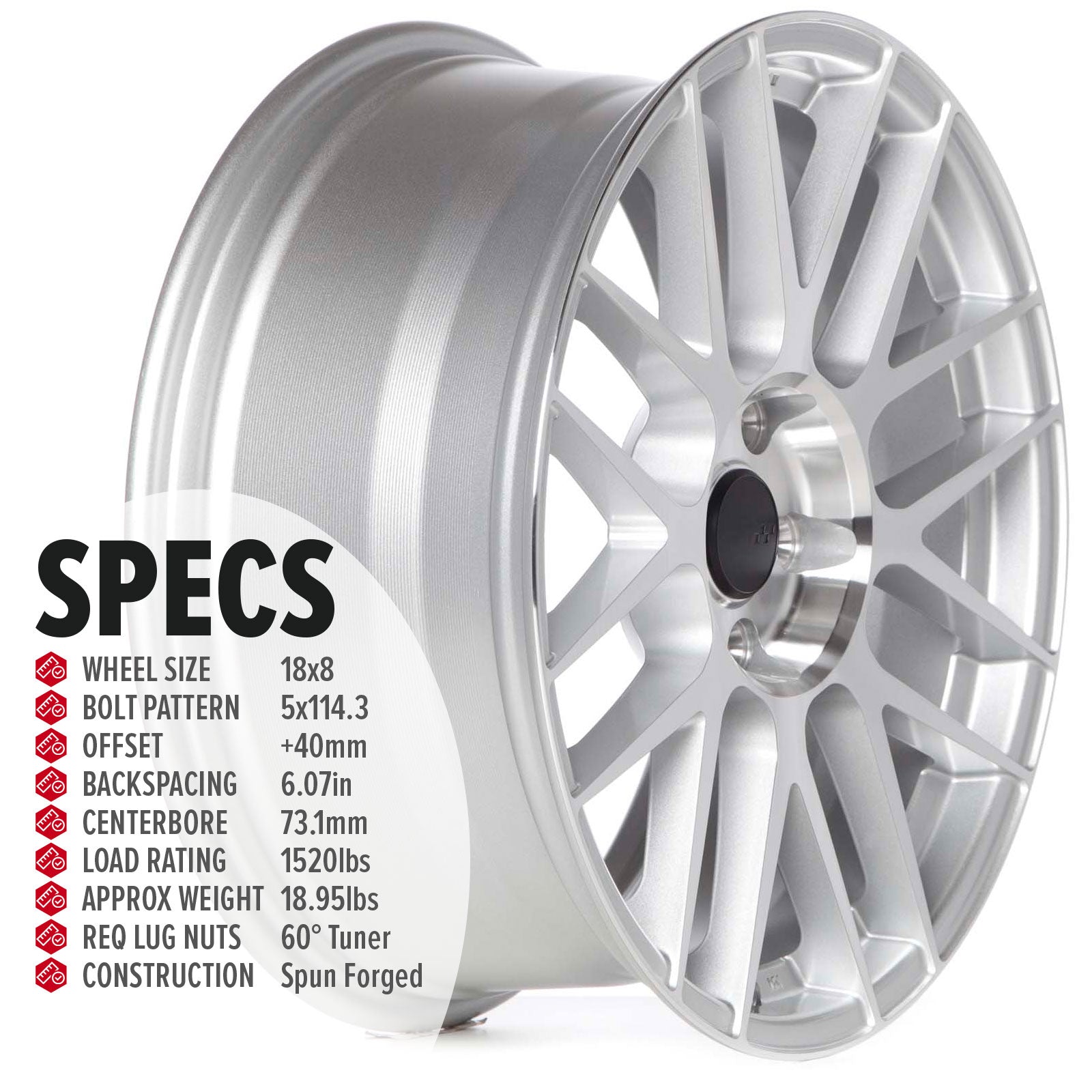 Circuit CSF11 Gloss Silver/Machined – Circuit Performance