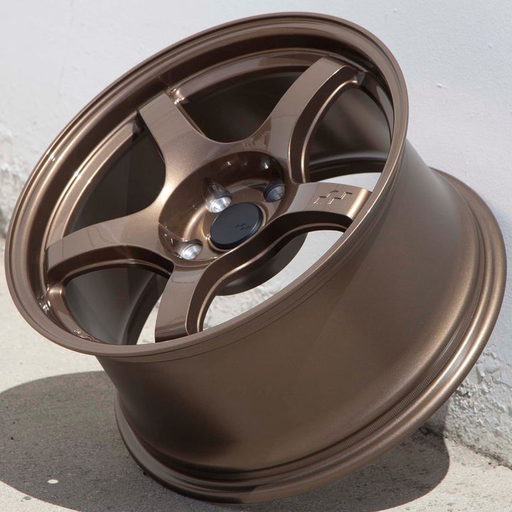 Circuit CSF5 Gloss bronze multi-spoke alloy wheel in angled view
