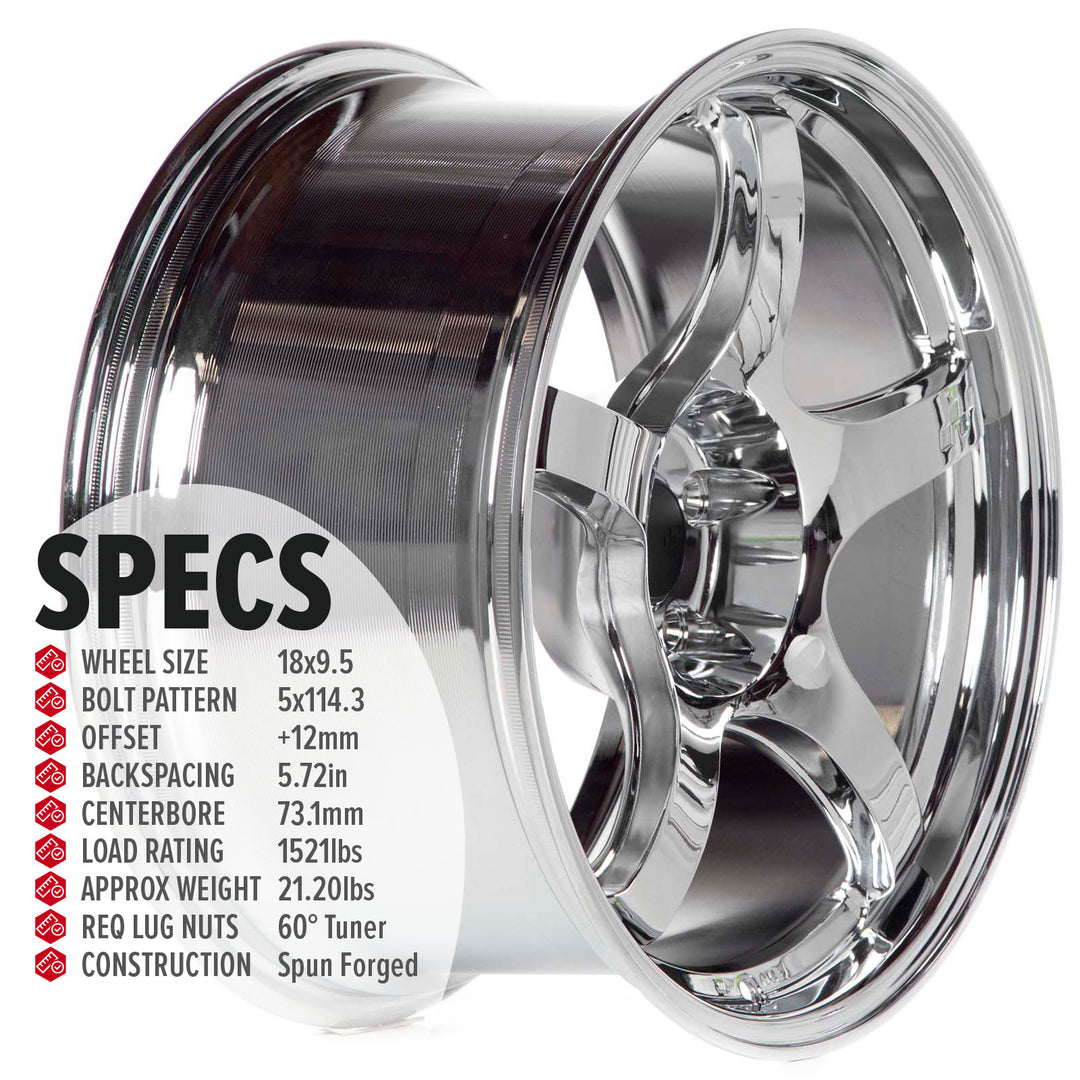 Circuit CSF5 Triple Chrome Plated