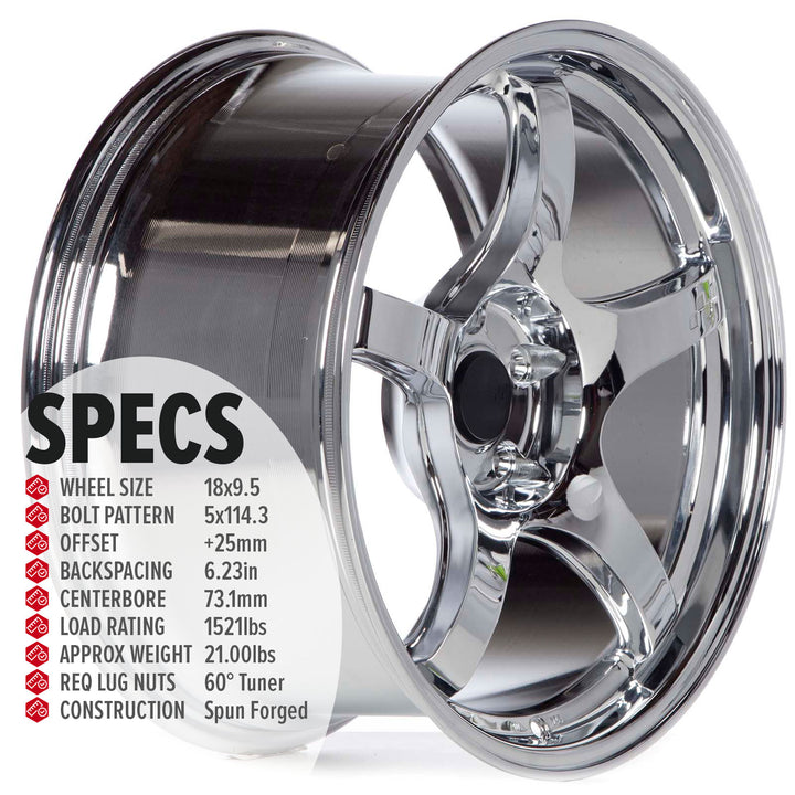 Circuit CSF5 Triple Chrome Plated