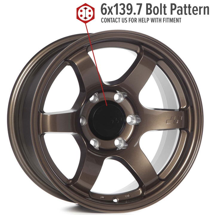 Circuit Steller Bronze alloy wheel with five split spokes and glossy finish, full-face view
