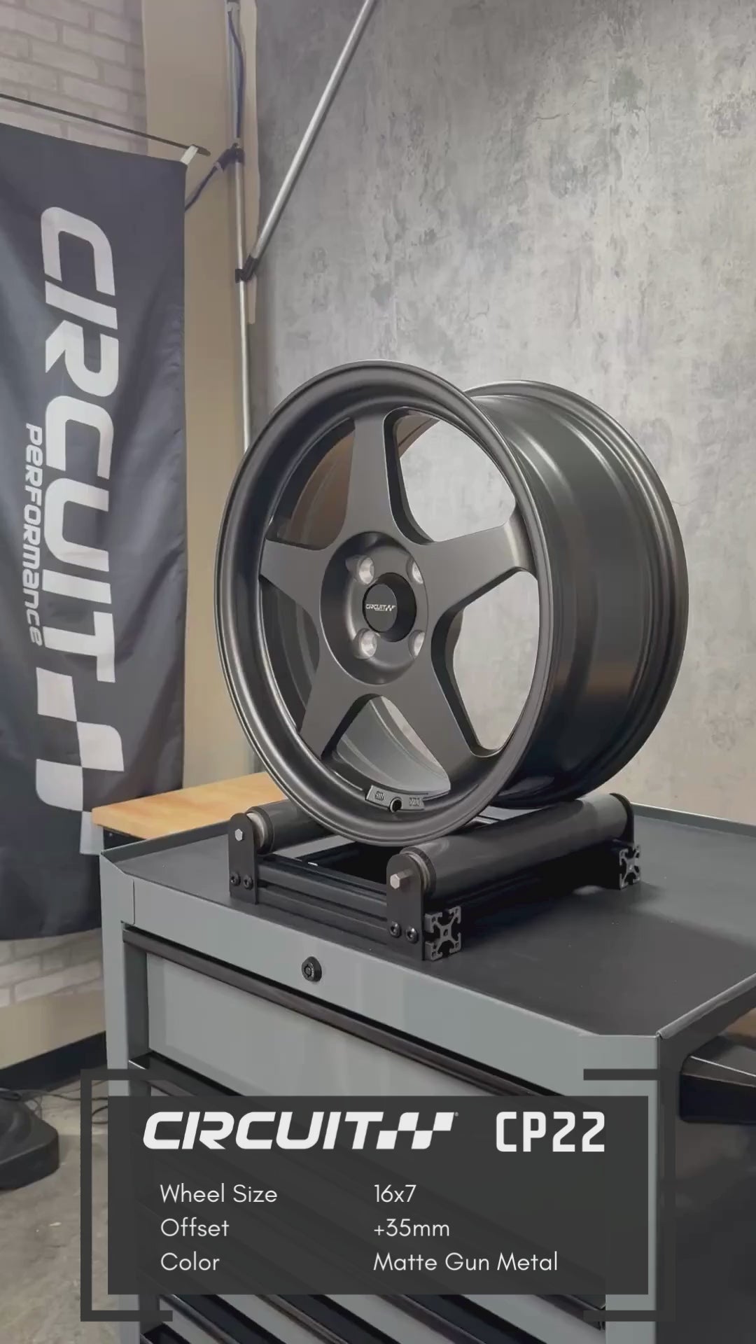 Circuit CP22 Matte Gunmetal