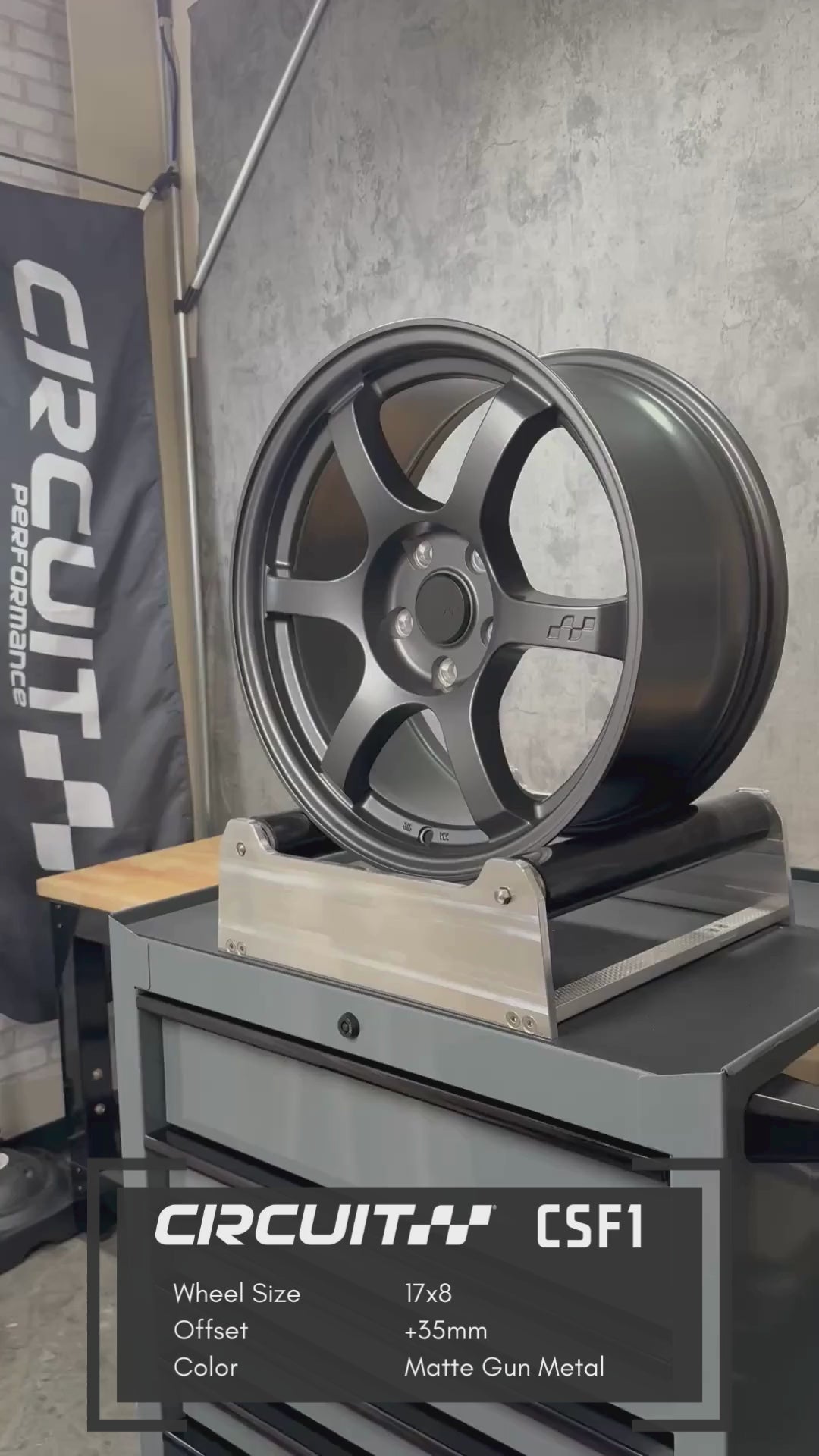 Circuit CSF1 Matte Gunmetal