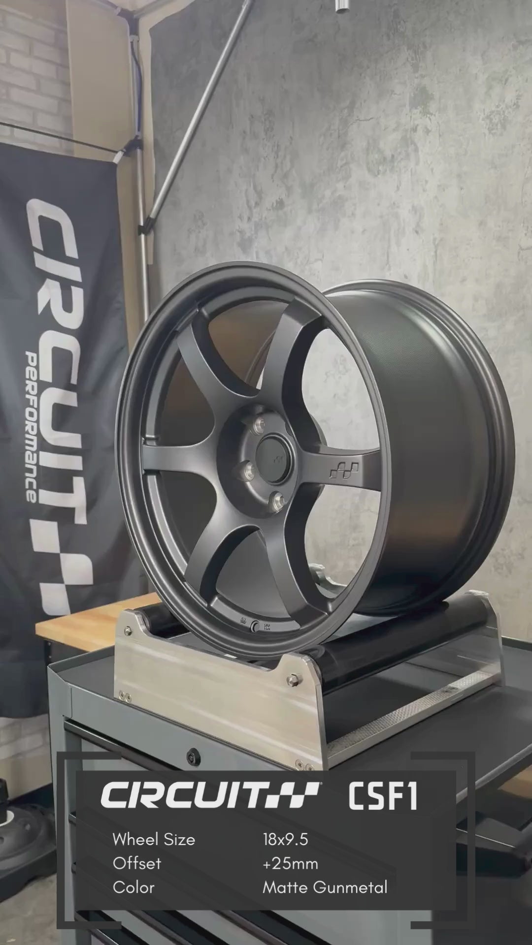 Circuit CSF1 Matte Gunmetal