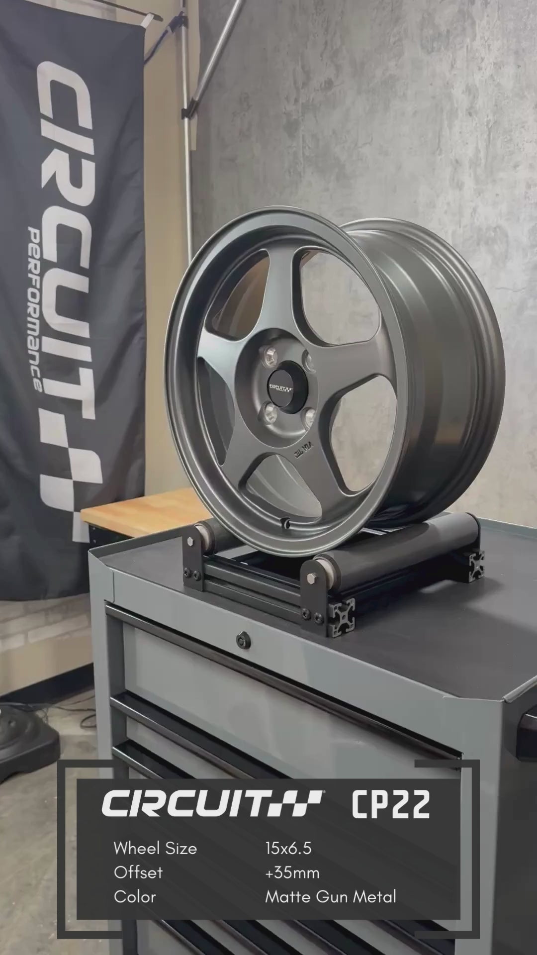 Circuit CP22 Matte Gunmetal