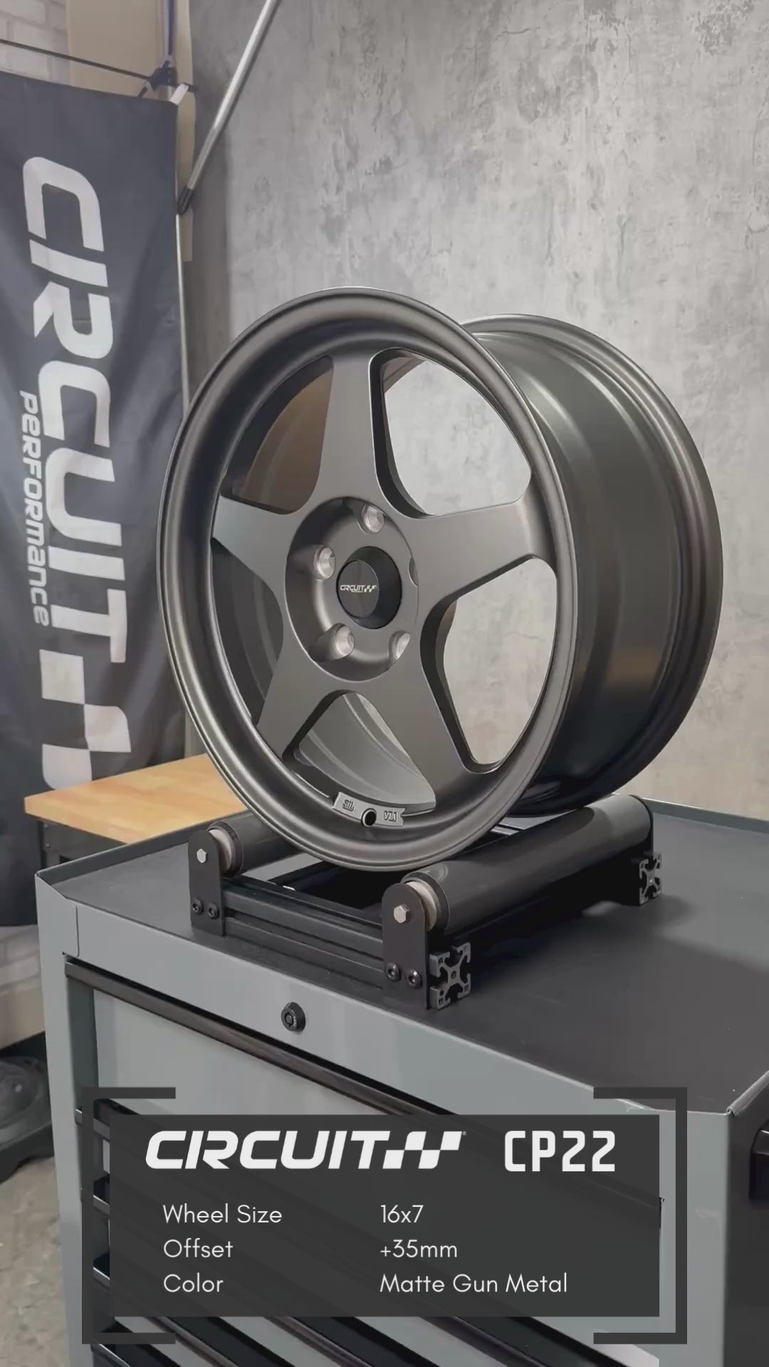 Circuit CP22 Matte Gunmetal