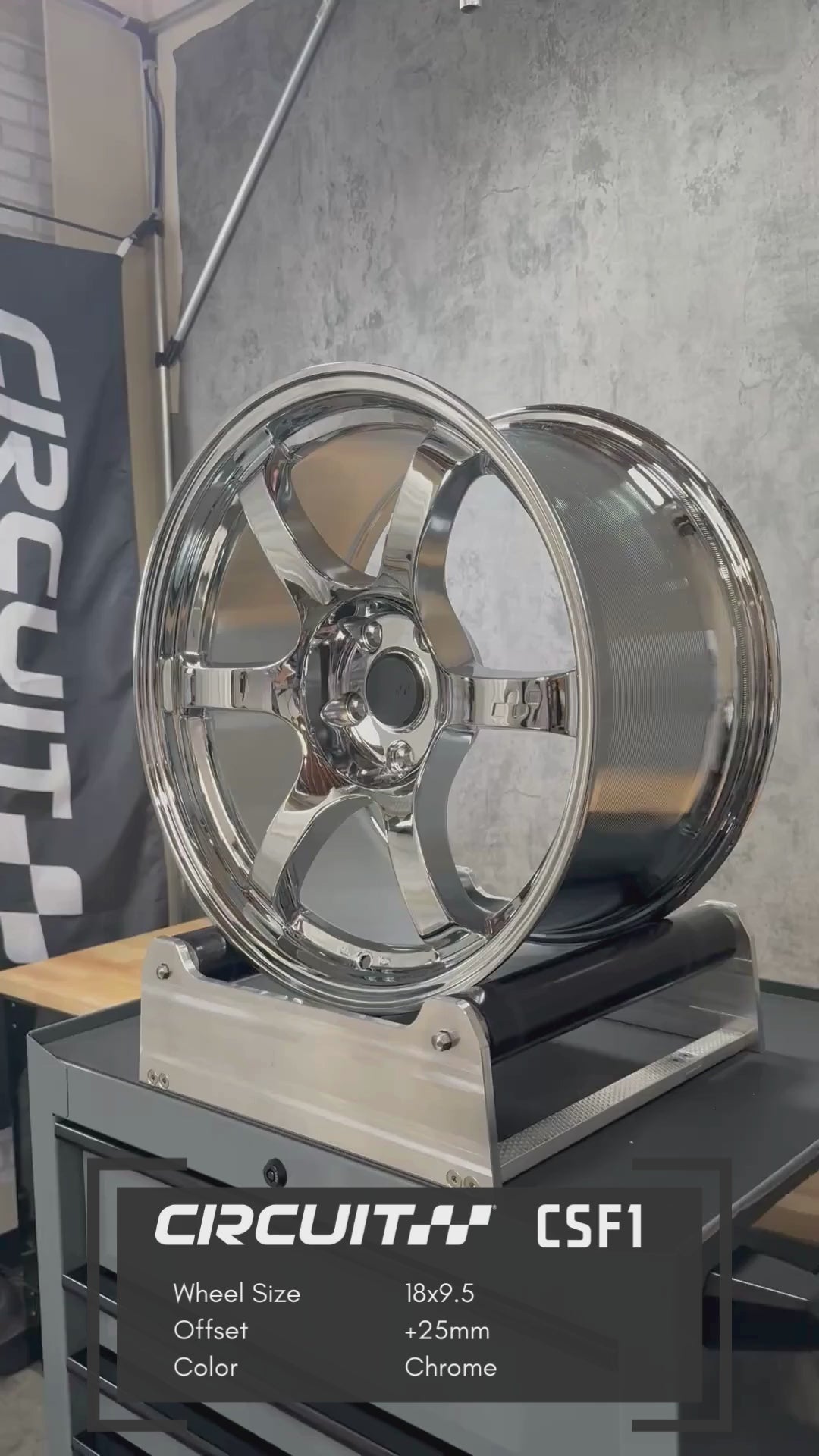 Circuit CSF1 Triple Chrome Plated