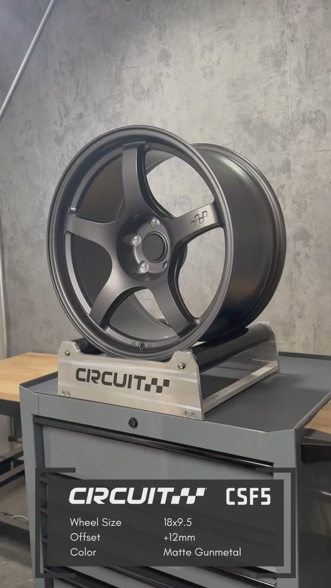 Circuit CSF5 Matte Gunmetal