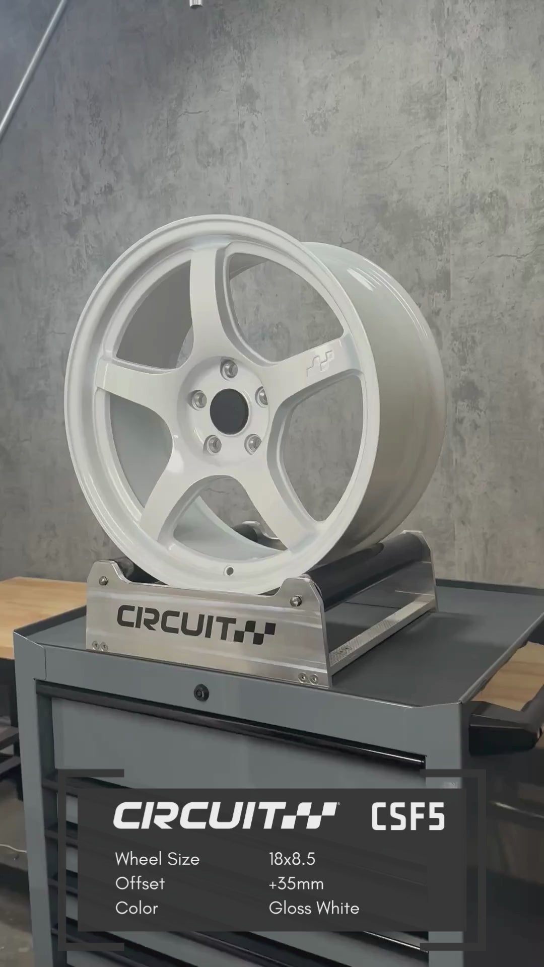 Circuit CSF5 Gloss White