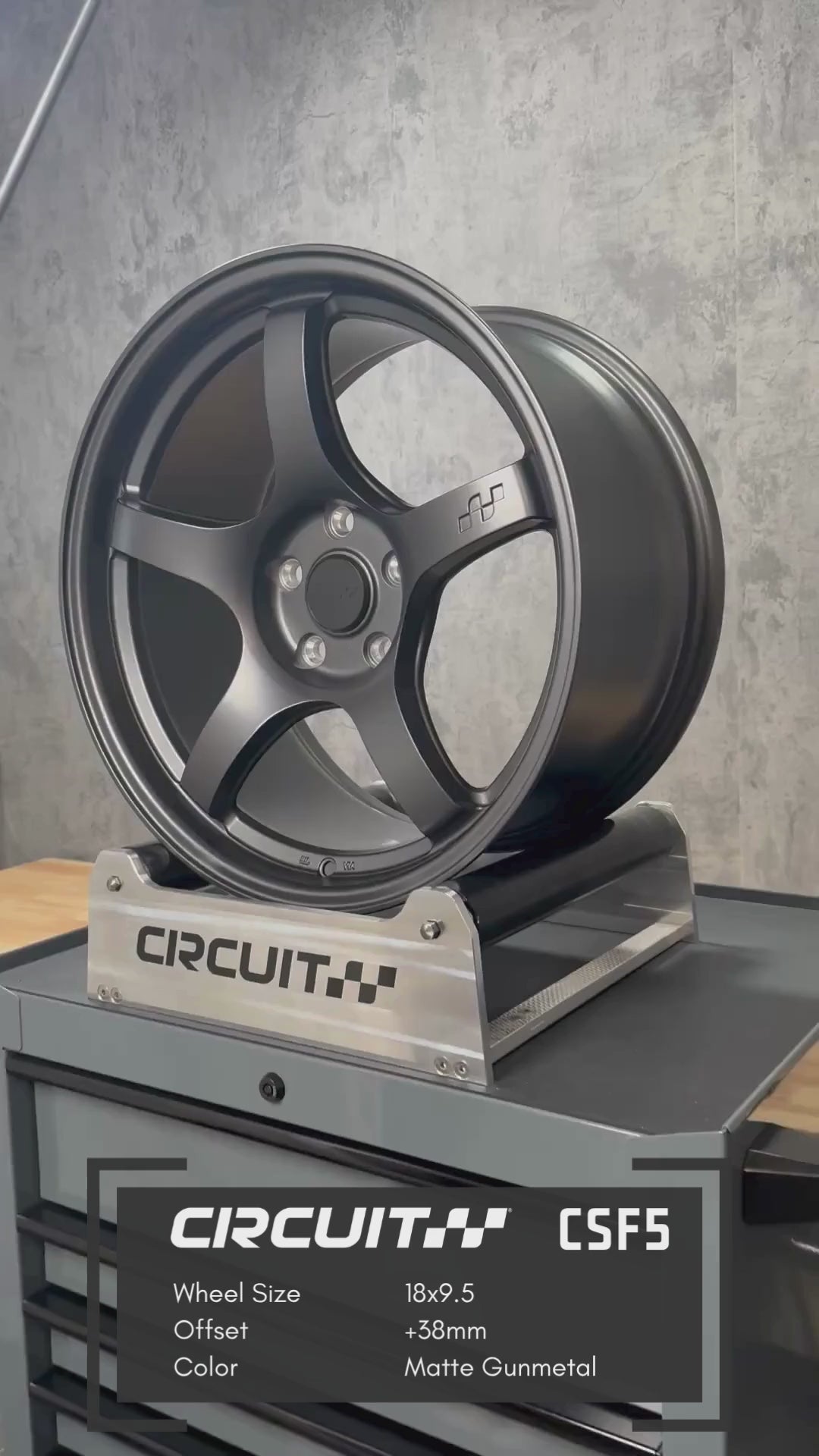 Circuit CSF5 Matte Gunmetal