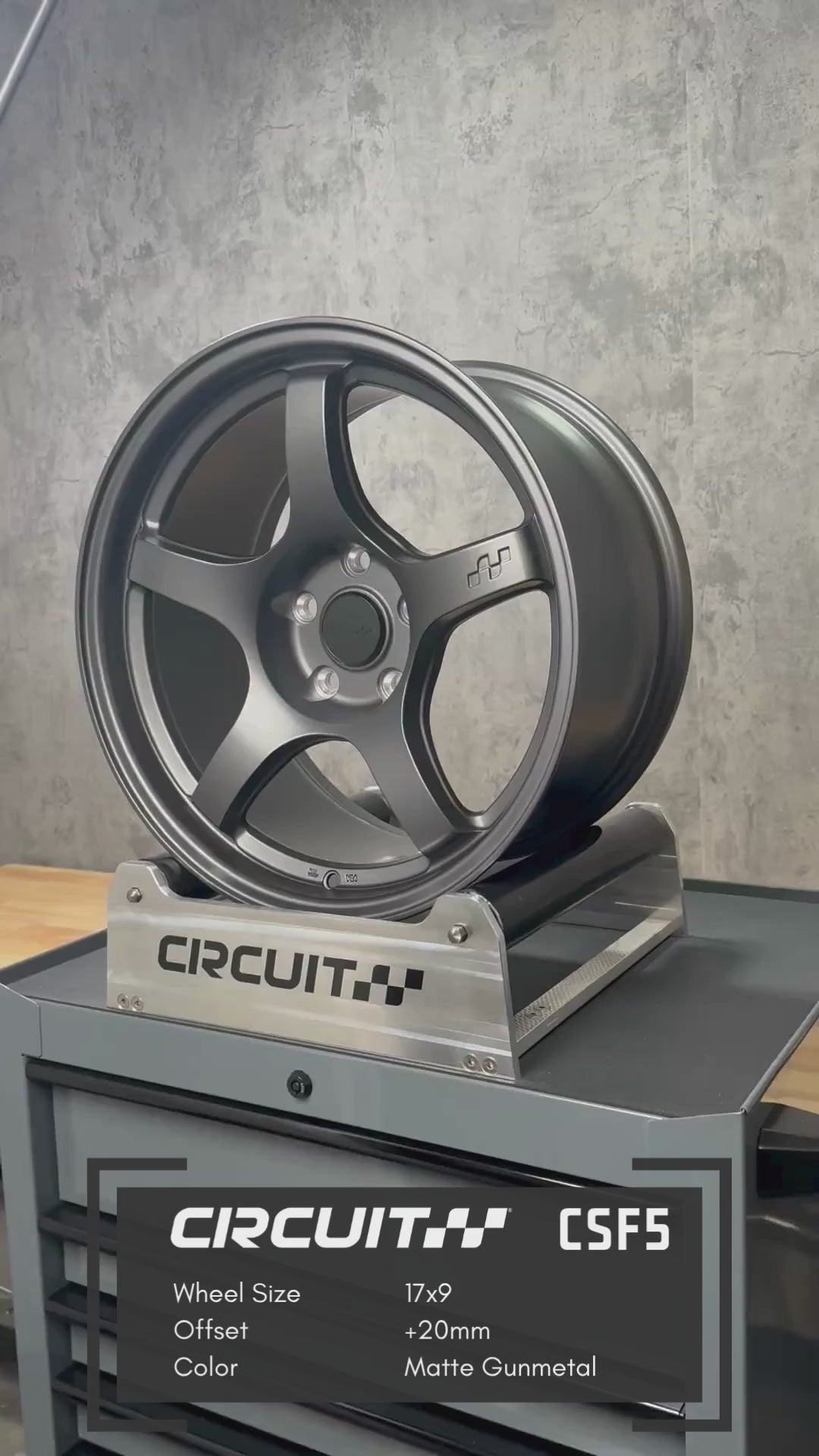 Circuit CSF5 Matte Gunmetal
